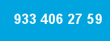 933 406 27 59 933 406 27 59